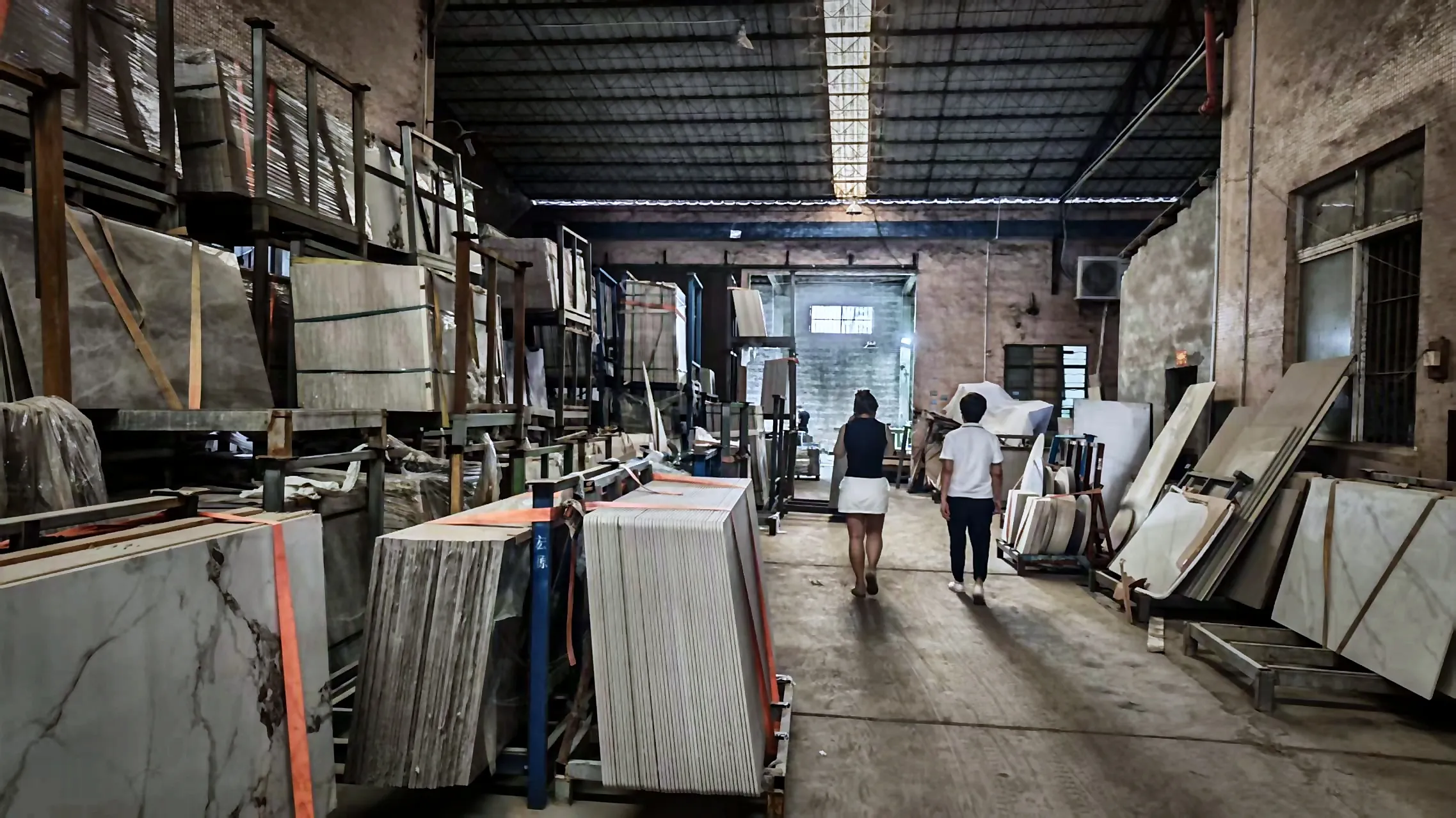 Factory 06 Slab Storage — FurnitureDirect factory in Foshan