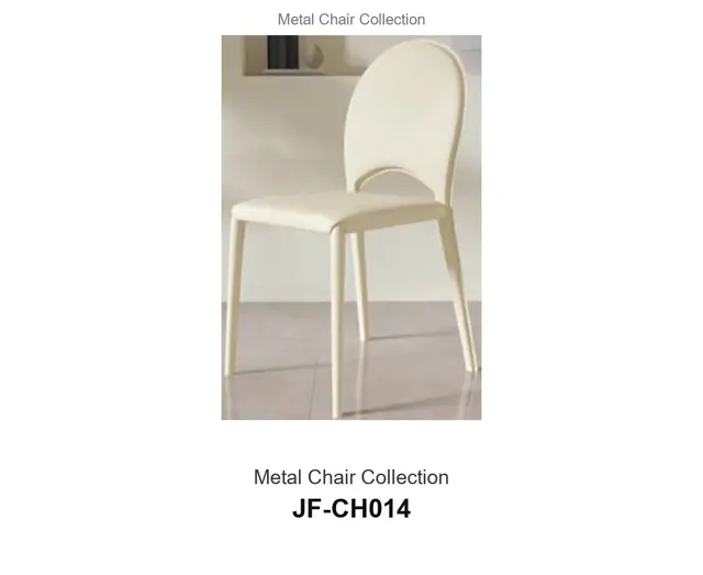 Metal Chair Collection · JF-CH014 · Metal Chairs – FurnitureDirect