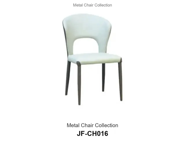 Metal Chair Collection · JF-CH016 · Metal Chairs – FurnitureDirect