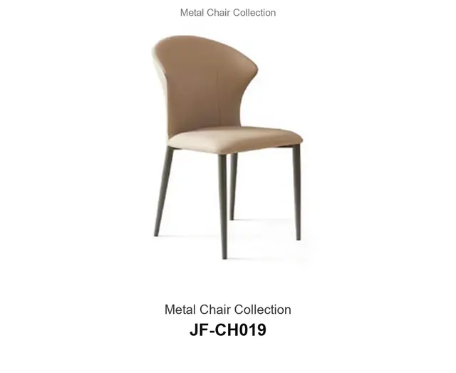 Metal Chair Collection · JF-CH019 · Metal Chairs – FurnitureDirect