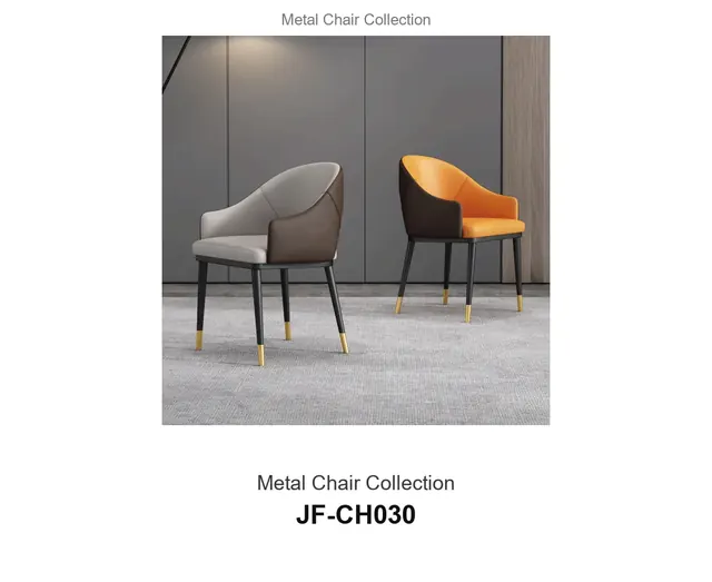 Metal Chair Collection · JF-CH030 · Metal Chairs – FurnitureDirect