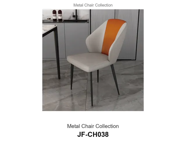 Metal Chair Collection · JF-CH038 · Metal Chairs – FurnitureDirect