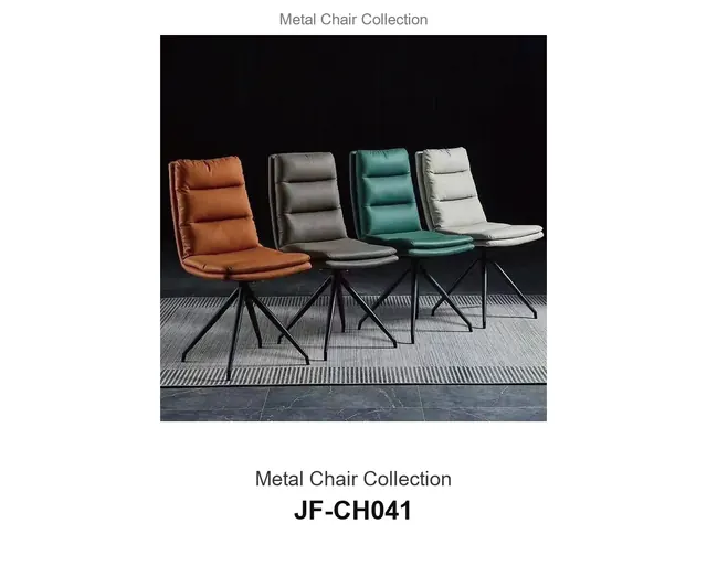 Metal Chair Collection · JF-CH041 · Metal Chairs – FurnitureDirect