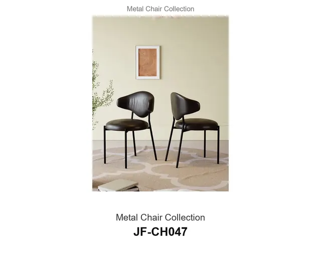 Metal Chair Collection · JF-CH047 · Metal Chairs – FurnitureDirect