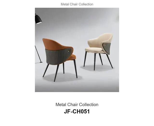 Metal Chair Collection · JF-CH051 · Metal Chairs – FurnitureDirect