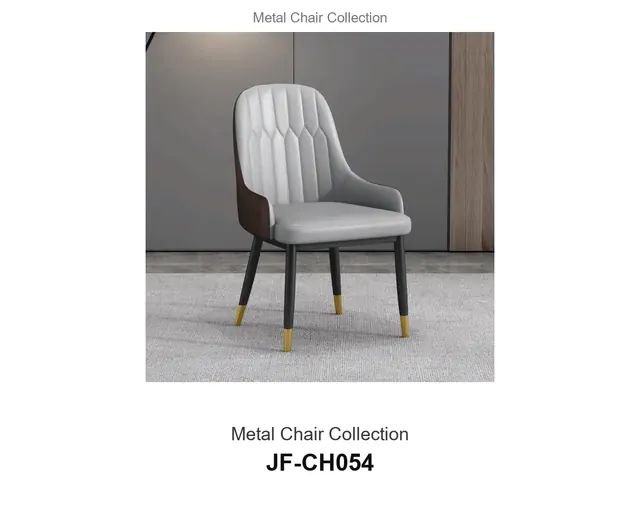 Metal Chair Collection · JF-CH054 · Metal Chairs – FurnitureDirect
