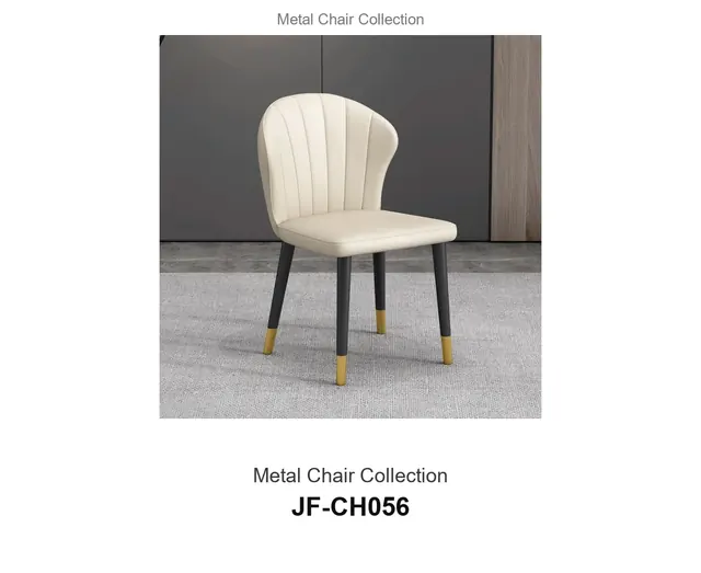 Metal Chair Collection · JF-CH056 · Metal Chairs – FurnitureDirect