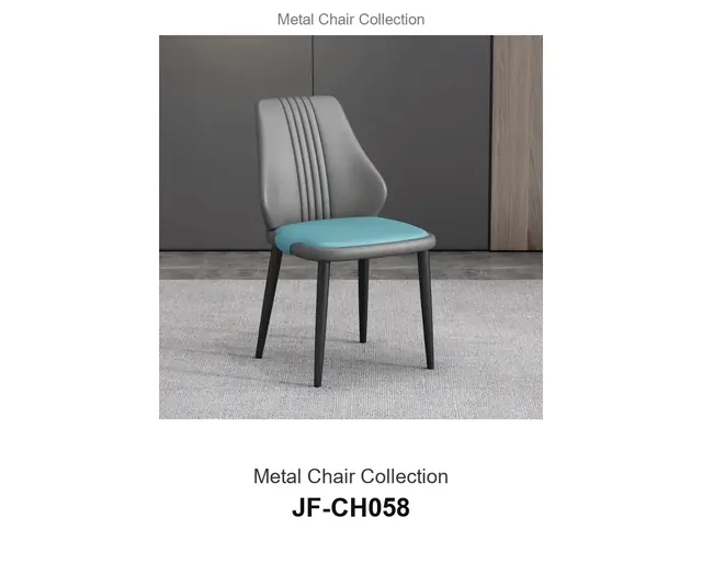Metal Chair Collection · JF-CH058 · Metal Chairs – FurnitureDirect