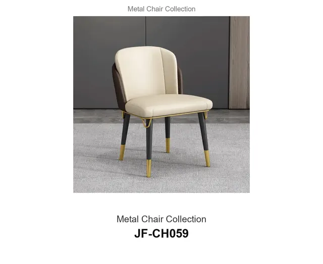Metal Chair Collection · JF-CH059 · Metal Chairs – FurnitureDirect