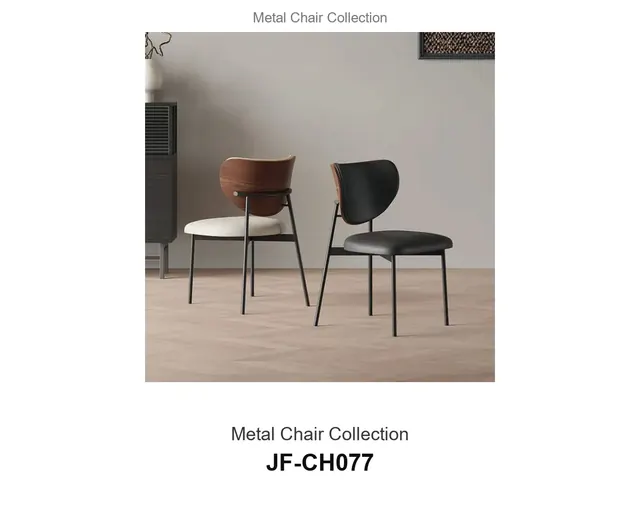 Metal Chair Collection · JF-CH077 · Metal Chairs – FurnitureDirect