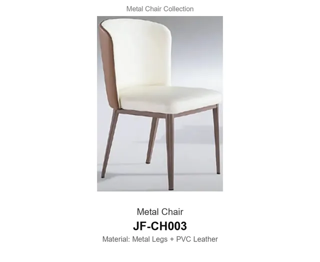 Metal Chair · JF-CH003 · Metal Chairs – FurnitureDirect
