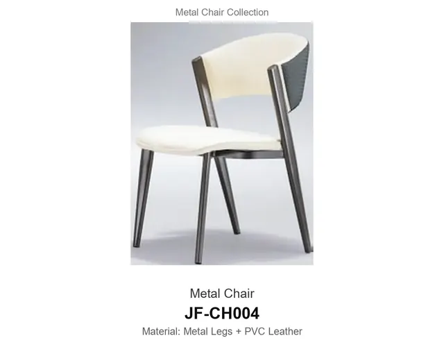 Metal Chair · JF-CH004 · Metal Chairs – FurnitureDirect