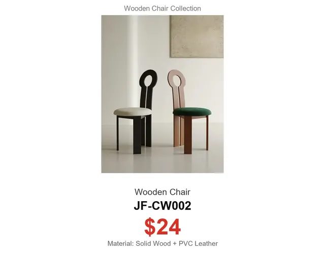 Wooden Chair · JF-CW002 · Wooden Chairs – FurnitureDirect