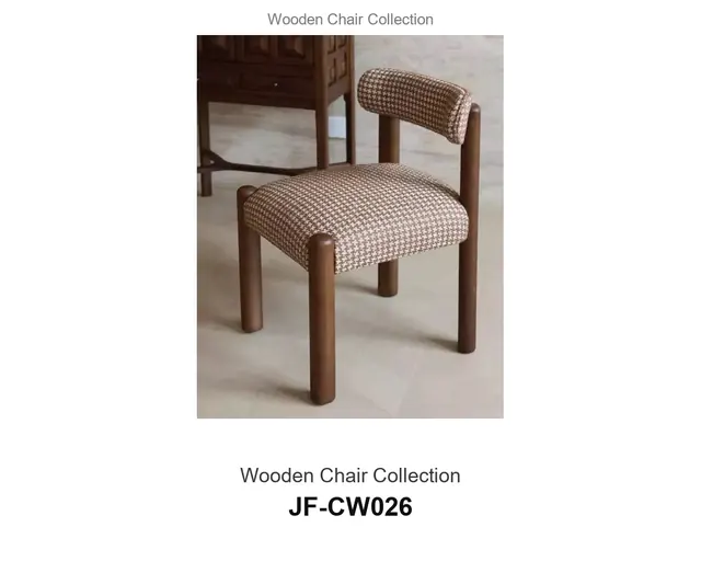 Wooden Chair Collection · JF-CW026 · Wooden Chairs – FurnitureDirect