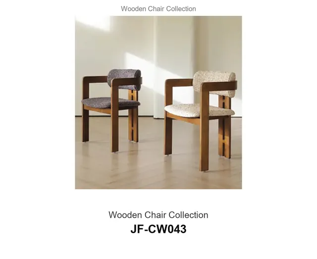 Wooden Chair Collection · JF-CW043 · Wooden Chairs – FurnitureDirect