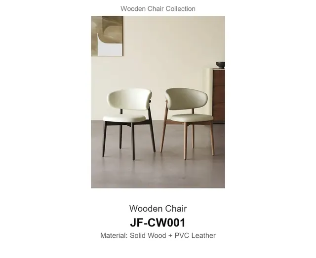 Wooden Chair · JF-CW001 · Wooden Chairs – FurnitureDirect