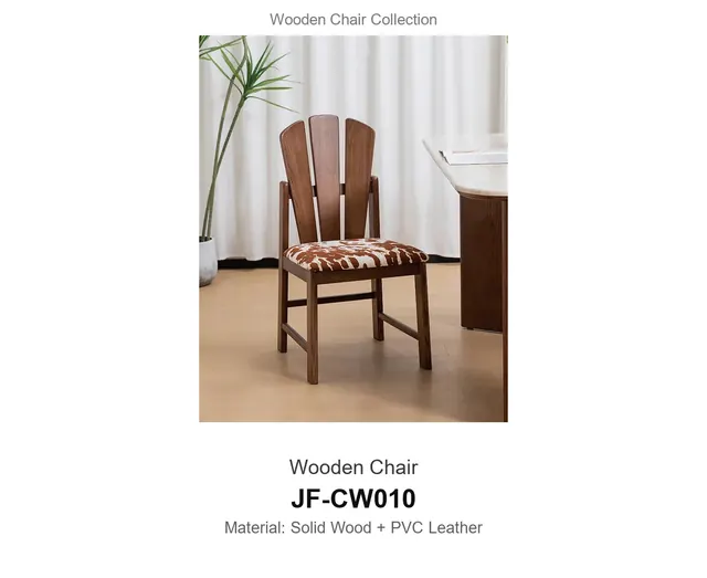 Wooden Chair · JF-CW010 · Wooden Chairs – FurnitureDirect