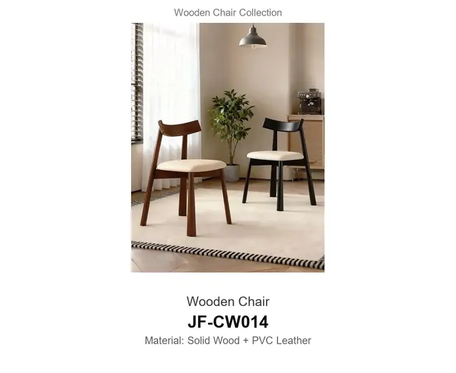 Wooden Chair · JF-CW014 · Wooden Chairs – FurnitureDirect