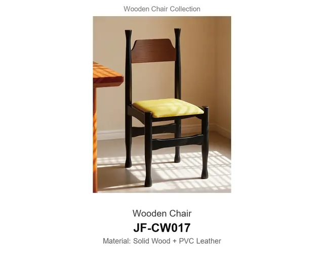 Wooden Chair · JF-CW017 · Wooden Chairs – FurnitureDirect