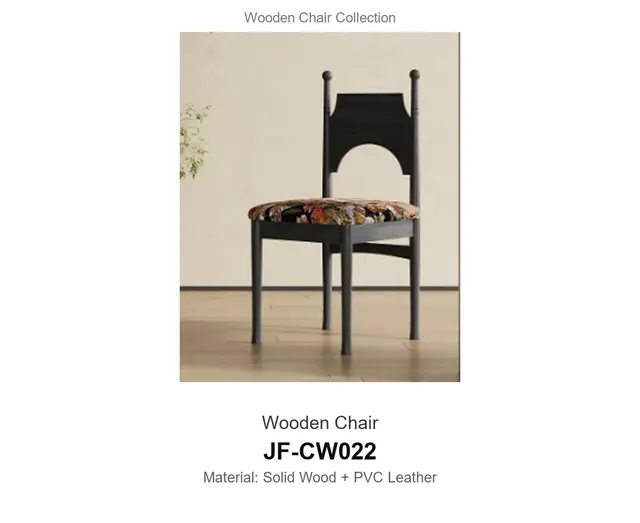 Wooden Chair · JF-CW022 · Wooden Chairs – FurnitureDirect