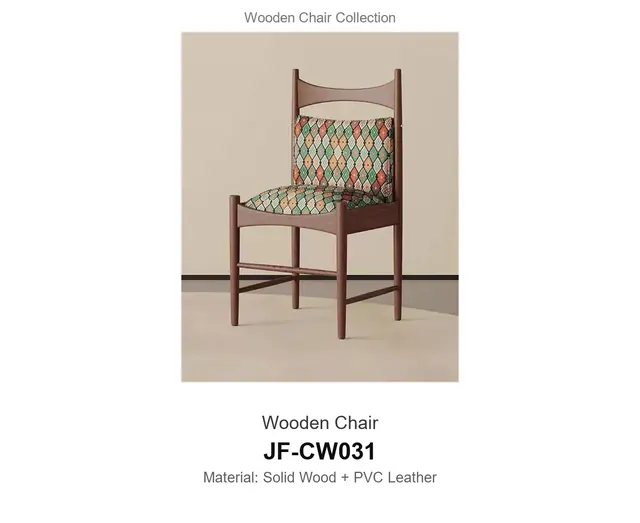 Wooden Chair · JF-CW031 · Wooden Chairs – FurnitureDirect