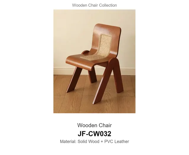 Wooden Chair · JF-CW032 · Wooden Chairs – FurnitureDirect