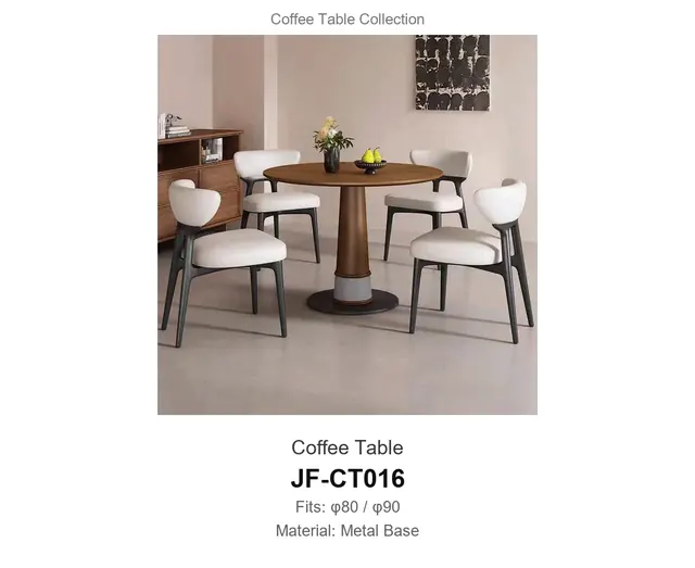 Coffee Table · JF-CT016 · Coffee & Tea Table Frames – FurnitureDirect