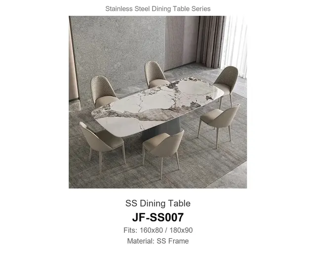 SS Dining Table · JF-SS007 · Dining Table Frames – FurnitureDirect