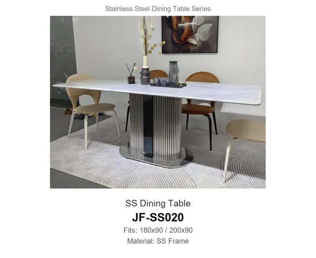 SS Dining Table · JF-SS020 · Dining Table Frames – FurnitureDirect