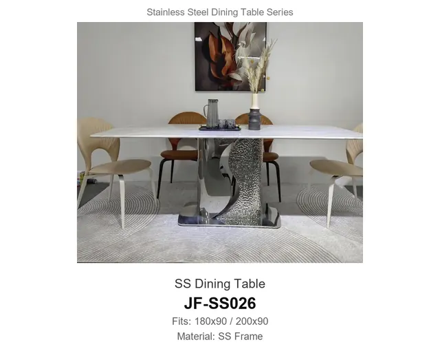 SS Dining Table · JF-SS026 · Dining Table Frames – FurnitureDirect