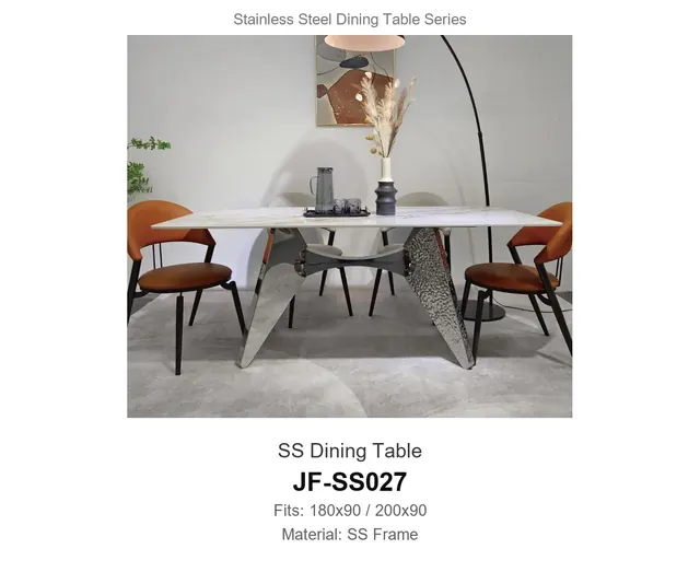 SS Dining Table · JF-SS027 · Dining Table Frames – FurnitureDirect