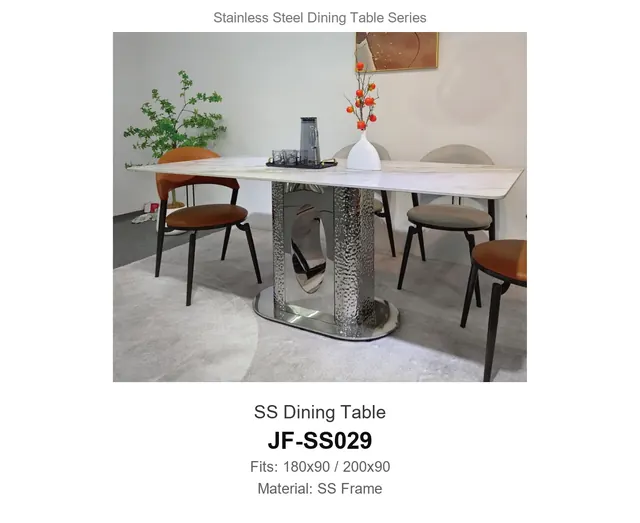 SS Dining Table · JF-SS029 · Dining Table Frames – FurnitureDirect