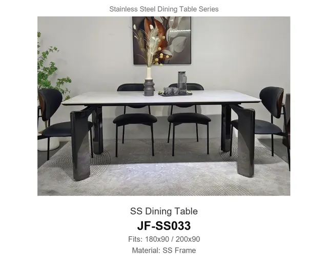 SS Dining Table · JF-SS033 · Dining Table Frames – FurnitureDirect