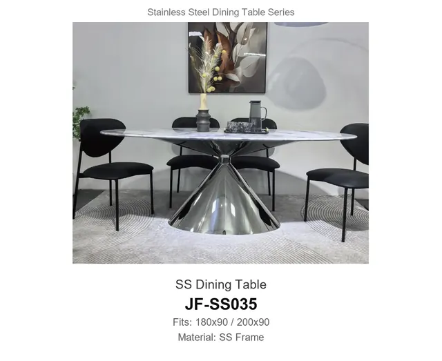 SS Dining Table · JF-SS035 · Dining Table Frames – FurnitureDirect