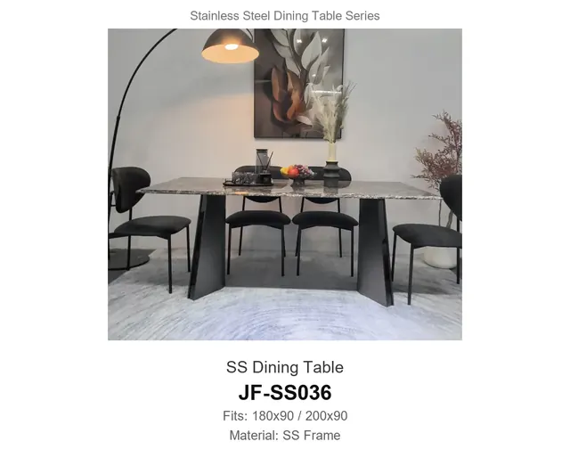 SS Dining Table · JF-SS036 · Dining Table Frames – FurnitureDirect
