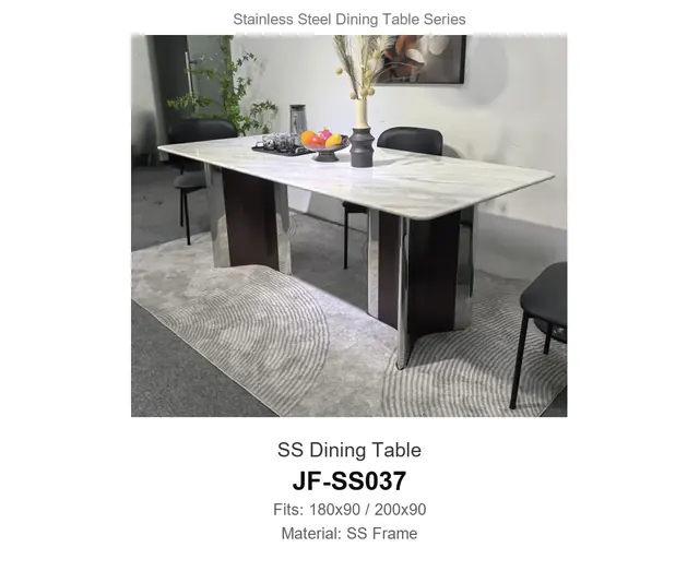 SS Dining Table · JF-SS037 · Dining Table Frames – FurnitureDirect