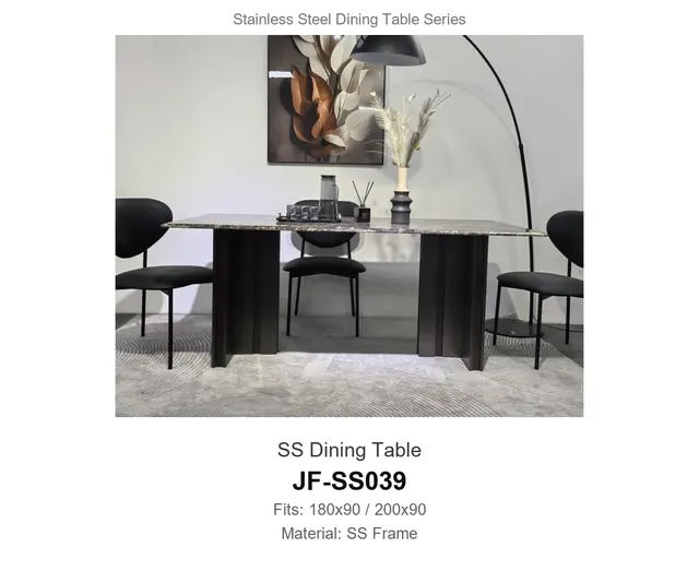 SS Dining Table · JF-SS039 · Dining Table Frames – FurnitureDirect