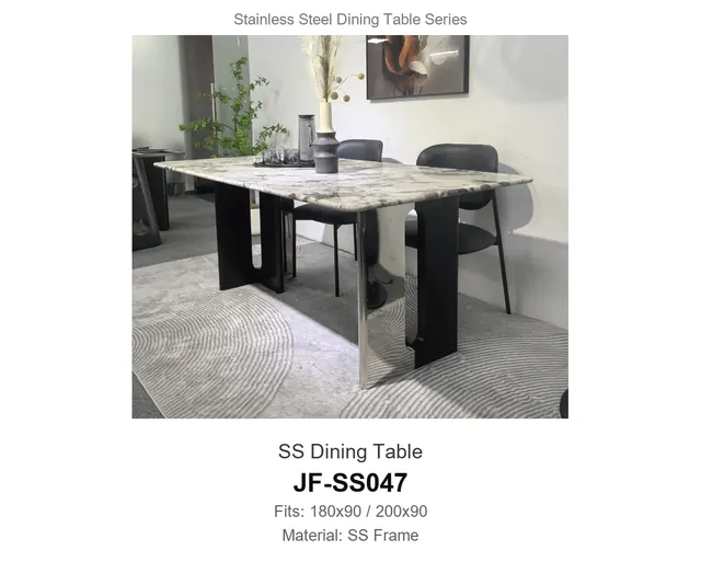 SS Dining Table · JF-SS047 · Dining Table Frames – FurnitureDirect