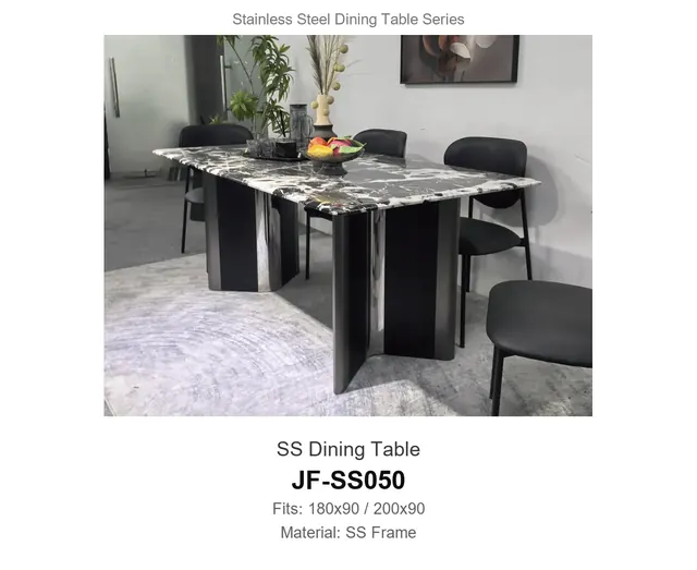 SS Dining Table · JF-SS050 · Dining Table Frames – FurnitureDirect