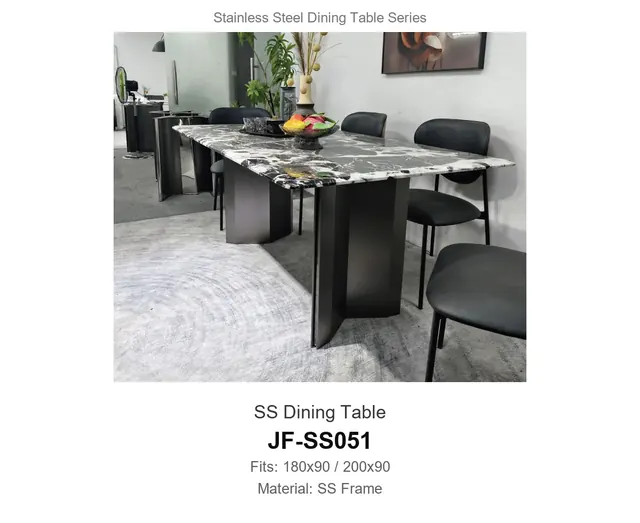 SS Dining Table · JF-SS051 · Dining Table Frames – FurnitureDirect