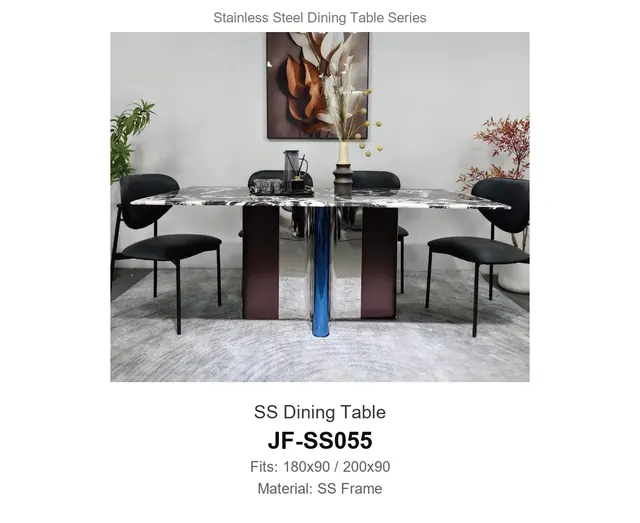 SS Dining Table · JF-SS055 · Dining Table Frames – FurnitureDirect