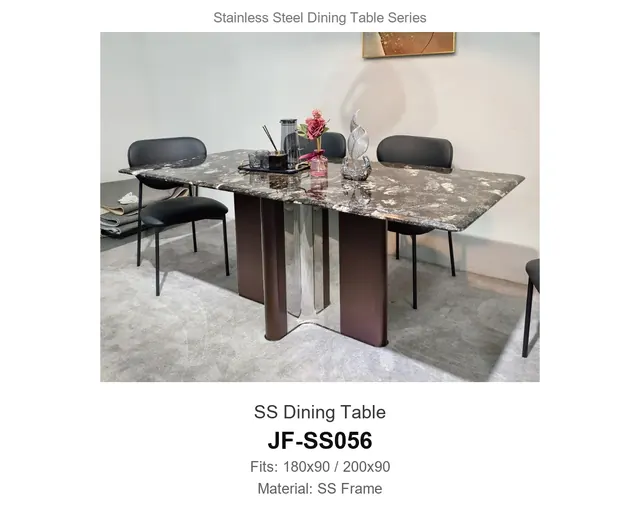 SS Dining Table · JF-SS056 · Dining Table Frames – FurnitureDirect