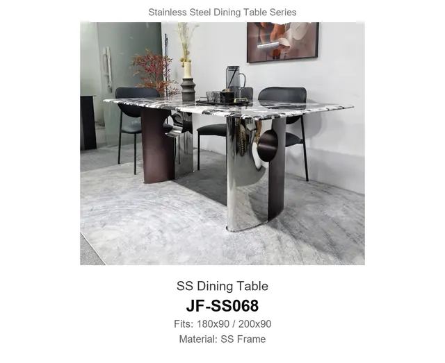 SS Dining Table · JF-SS068 · Dining Table Frames – FurnitureDirect