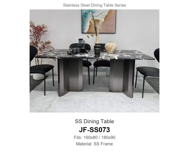 SS Dining Table · JF-SS073 · Dining Table Frames – FurnitureDirect