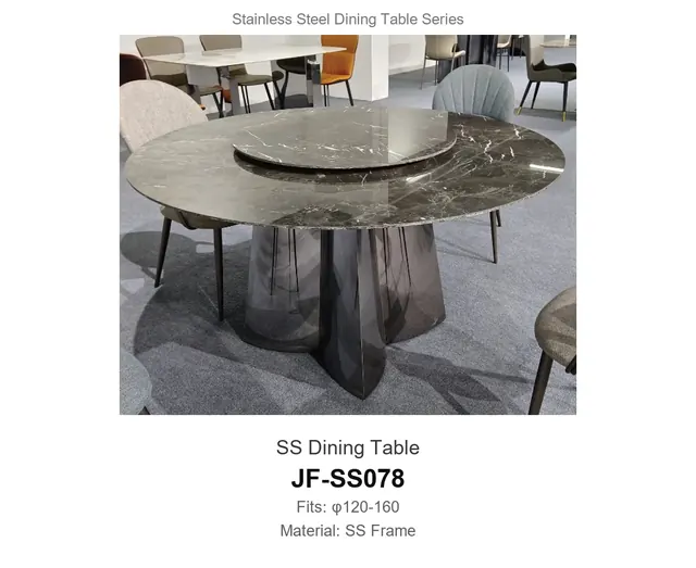 SS Dining Table · JF-SS078 · Dining Table Frames – FurnitureDirect