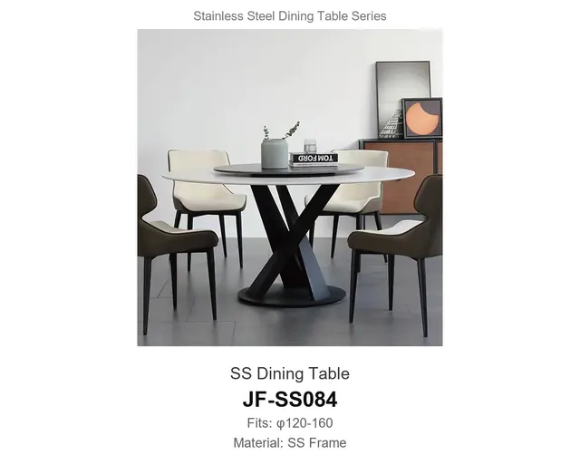 SS Dining Table · JF-SS084 · Dining Table Frames – FurnitureDirect