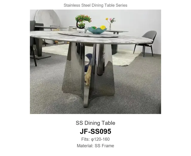 SS Dining Table · JF-SS095 · Dining Table Frames – FurnitureDirect