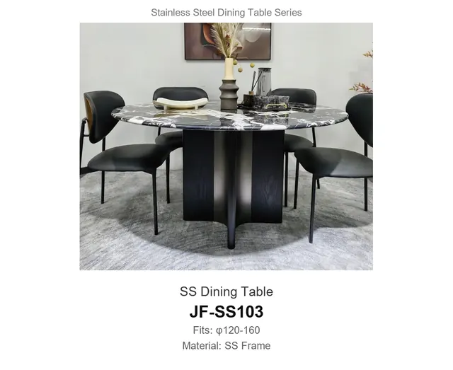 SS Dining Table · JF-SS103 · Dining Table Frames – FurnitureDirect