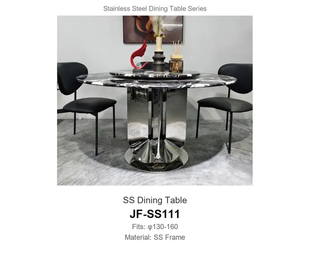 SS Dining Table · JF-SS111 · Dining Table Frames – FurnitureDirect