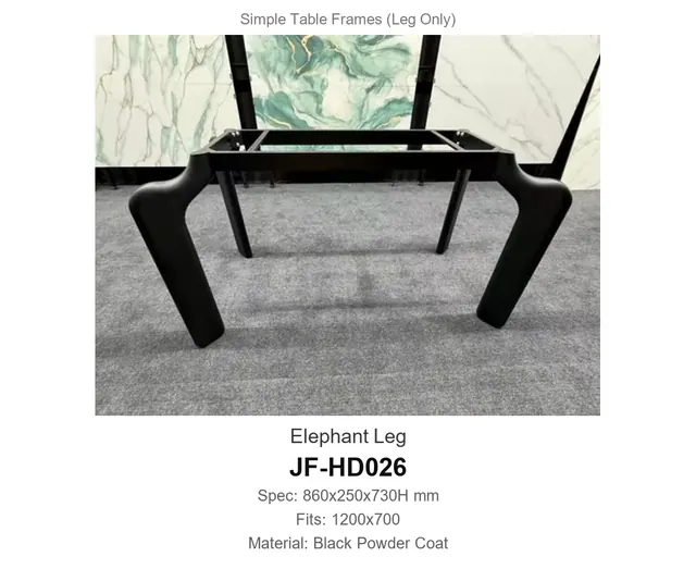 Elephant Leg · JF-HD026 · Simple Table Frames – FurnitureDirect